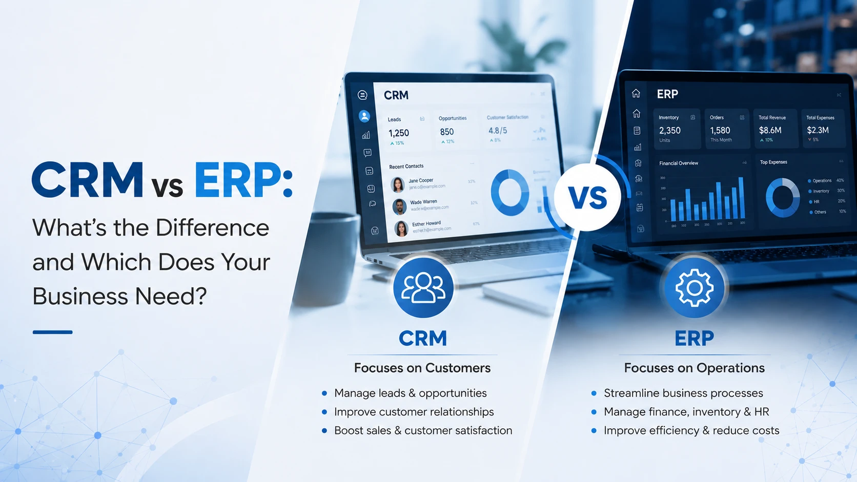 CRM vs ERP